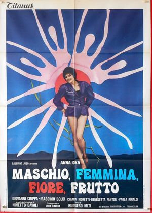 Maschio, femmina, fiore, frutto's poster