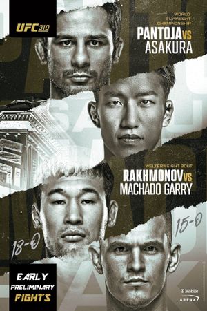 UFC 310: Muhammad vs. Rakhmonov's poster