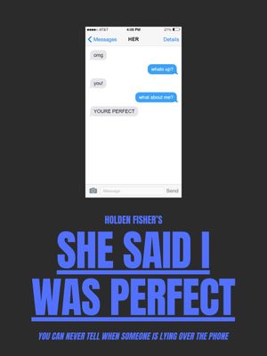 She Said I Was Perfect's poster