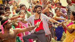 Anegan's poster