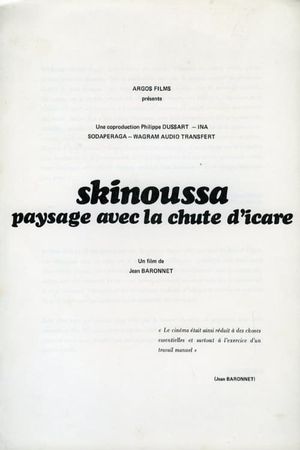 Skinoussa, paysage avec la chute d'Icare's poster