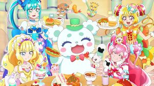 Delicious Party Pretty Cure: Yumemiru Okosama Lunch!'s poster