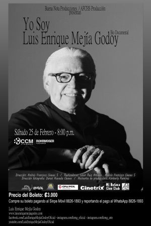 Yo soy Luis Enrique Mejía Godoy's poster