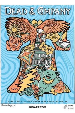 Dead & Company: 2023-06-15 Citizens Bank Park, Philadelphia, PA, USA's poster