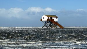 Die Nordsee von oben's poster