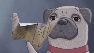Monsieur Pug's poster