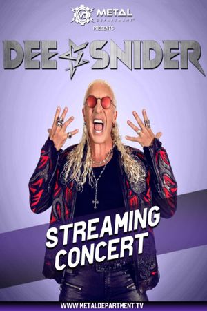 Dee Snider - Leave a Scar Album Release Show Streaming Concert's poster