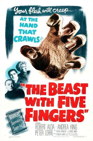 The Beast with Five Fingers's poster