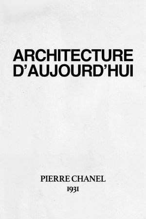 L'Architecture d'Aujourd'hui's poster
