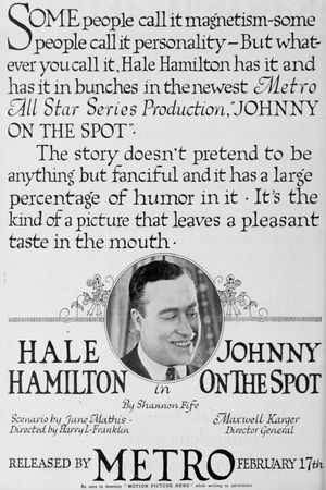 Johnny-on-the-Spot's poster