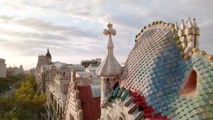 Gaudi, le génie visionnaire de Barcelone's poster