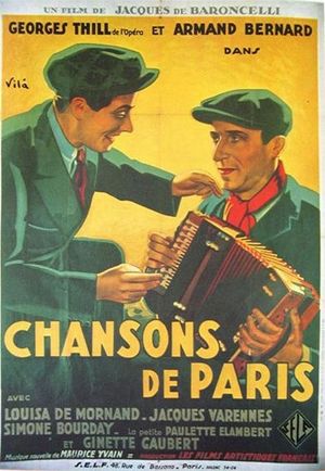 Chansons de Paris's poster