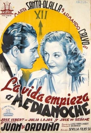 La vida empieza a medianoche's poster