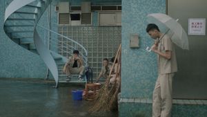 Boy Drenched in Water's poster