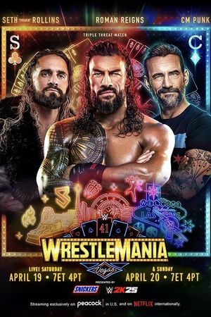 WWE WrestleMania 41: Saturday's poster