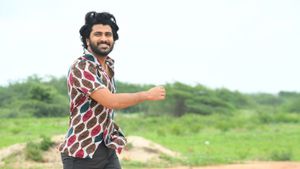 Ranarangam's poster