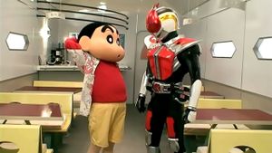 Crayon Shin-chan Midsummer Night: I Have Arrived! The Storm is Called Den-O vs. Shin-O! 60 Minute Special!!'s poster