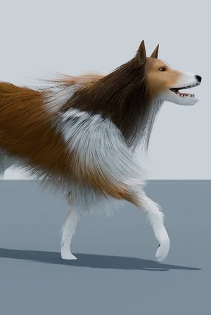 AN ANIMATED DOG READS JOHN BERGER, HARAWAY, AND KAFKA's poster