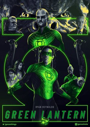 Green Lantern's poster