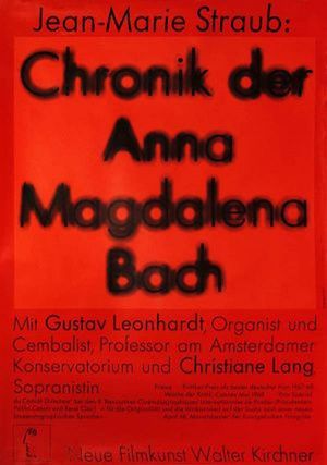 The Chronicle of Anna Magdalena Bach's poster