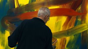 Gerhard Richter Painting's poster