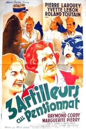 Trois artilleurs au pensionnat's poster
