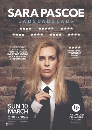 Sara Pascoe Live: LadsLadsLads's poster