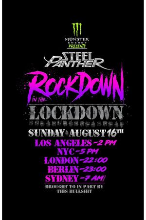 Steel Panther - Rockdown In The Lockdown's poster