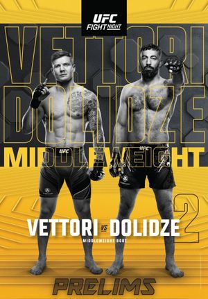 UFC Fight Night 254: Vettori vs. Dolidze 2's poster