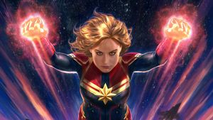 Captain Marvel's poster