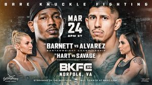 BKFC 39: Barnett vs. Alvarez's poster