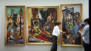 Max Beckmann - Departure's poster