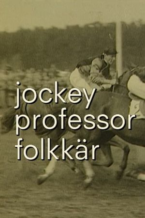 Jockey, professor och folkkär målare's poster