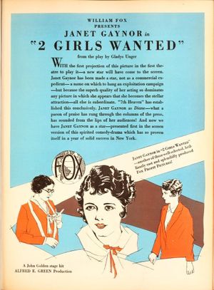 Two Girls Wanted's poster