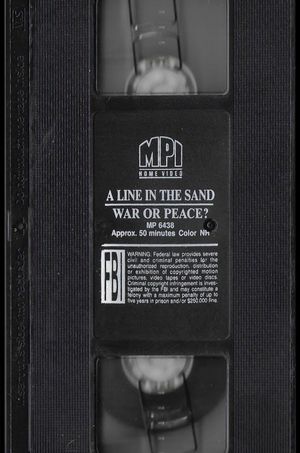 A Line In The Sand War Or Peace With Peter Jennings's poster