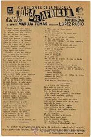 Rosa de África's poster