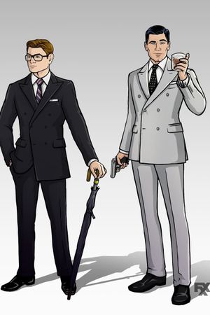 #TBT to That Time Archer Met Kingsman's poster