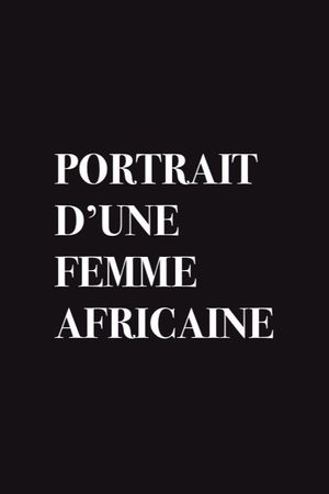Portrait of an African Woman's poster