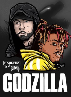 Eminem's Godzilla ft. Juice WRLD's poster