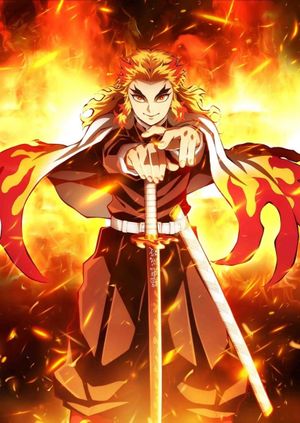 Demon Slayer: Kimetsu no Yaiba - The Movie: Mugen Train's poster