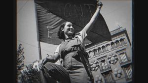 Anita. La miliciana tenia nom's poster
