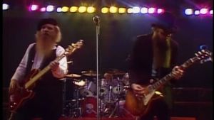 ZZ Top: Live in Germany 1980's poster