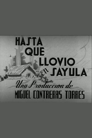 Hasta que llovió en Sayula's poster