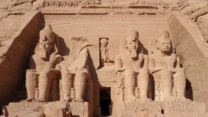 Les secrets du temple d'Abou Simbel's poster