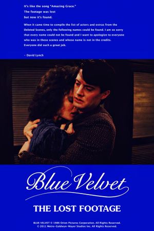Blue Velvet Lost Footage's poster