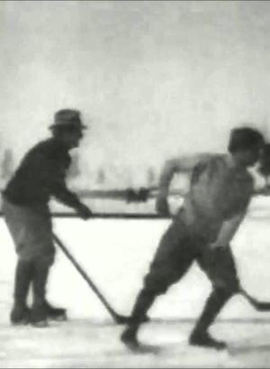 Hockey Match on the Ice's poster