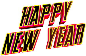 Happy New Year's poster
