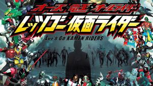 Kamen Rider OOO, Den-O, & All Riders: Let's Go Kamen Riders's poster