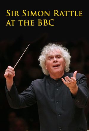 Sir Simon Rattle at the BBC's poster