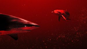 Sharks vs. Dolphins: Blood Battle's poster